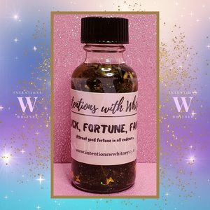 Fast Luck, Fortune, and Favor Intention Oil