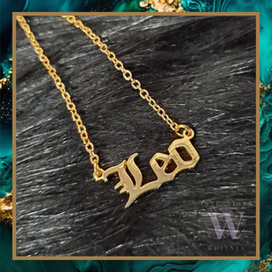 Zodiac Elegance: Golden Necklace for Each Sign
