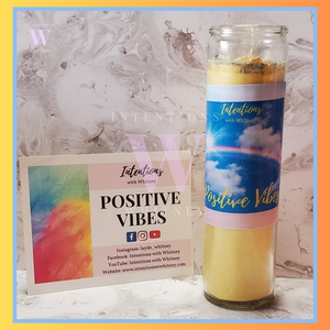 Positive Vibes Intention Candle