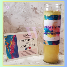Load image into Gallery viewer, Creativity and Confidence Intention Candle
