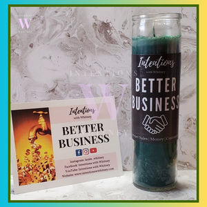 Better Business Intention Candle