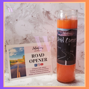 Road Opener Intention Candle